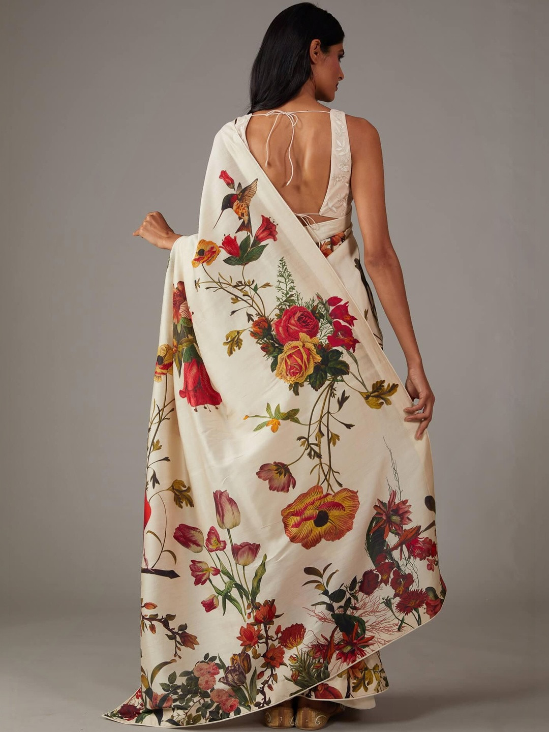 all about you Satin Saree