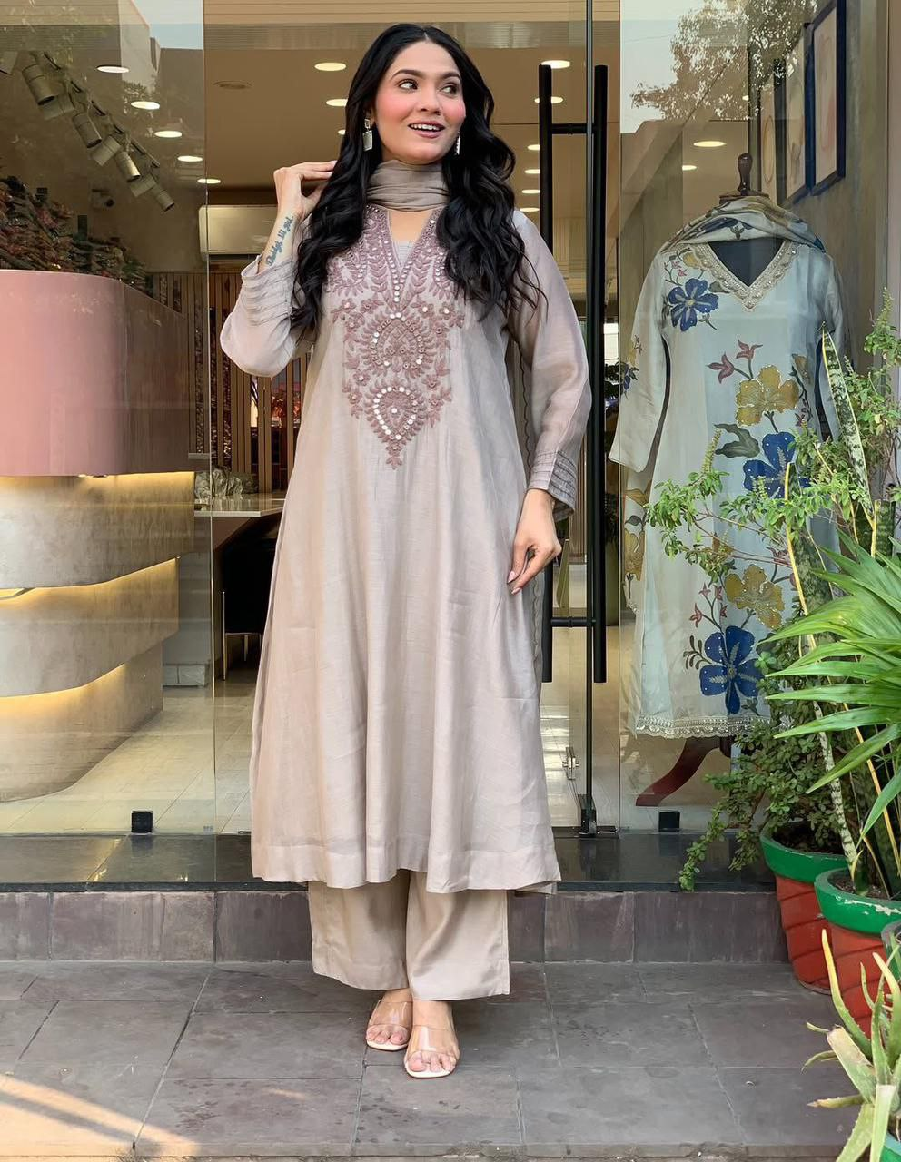 Wedding wear Kurta Pant Dupatta